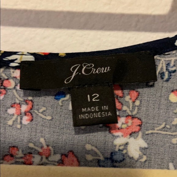 JCrew Ruffle Mini Wrap Dress - Picture 4 of 5